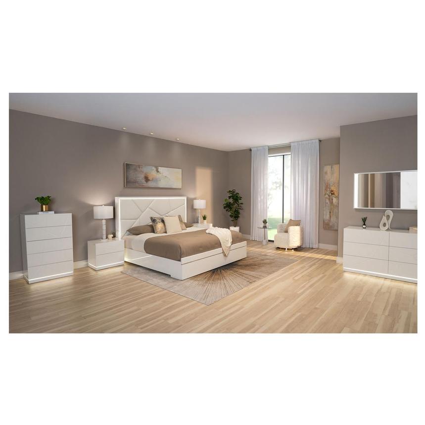 Tessa White 4-Piece Queen Bedroom Set | El Dorado Furniture